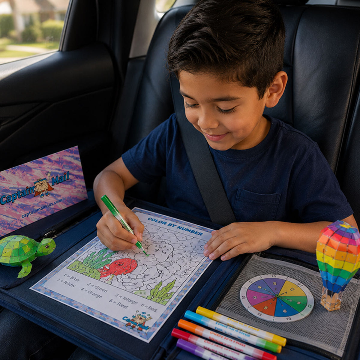 Captain Mail educational mail packet for kids